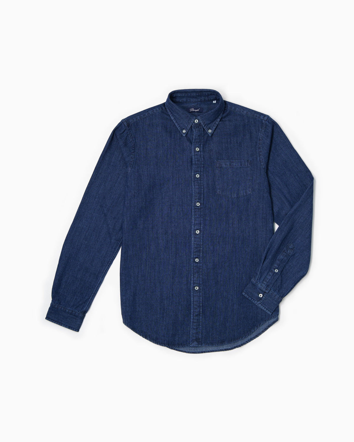 Paropé - Camicia Botton Down - Denim Scuro