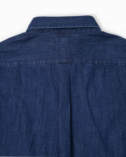 Paropé - Camicia Botton Down - Denim Scuro