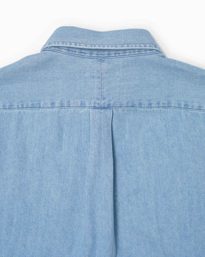 Paropé - Camicia Botton Down - Denim Chiaro
