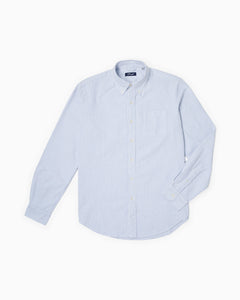 Paropé - Camicia Botton Down - Oxford righe blu