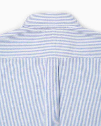Paropé - Camicia Botton Down - Oxford righe blu