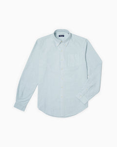 Paropé - Camicia Botton Down - Oxford righe verdi