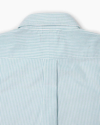 Paropé - Camicia Botton Down - Oxford righe verdi