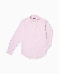 Paropé - Camicia Botton Down - Oxford righe rosa