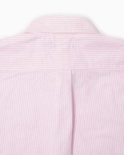 Paropé - Camicia Botton Down - Oxford righe rosa