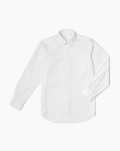 Essential Button-Down Shirt - White