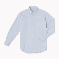 Essential Button-Down Shirt  - White/Blue Stripes