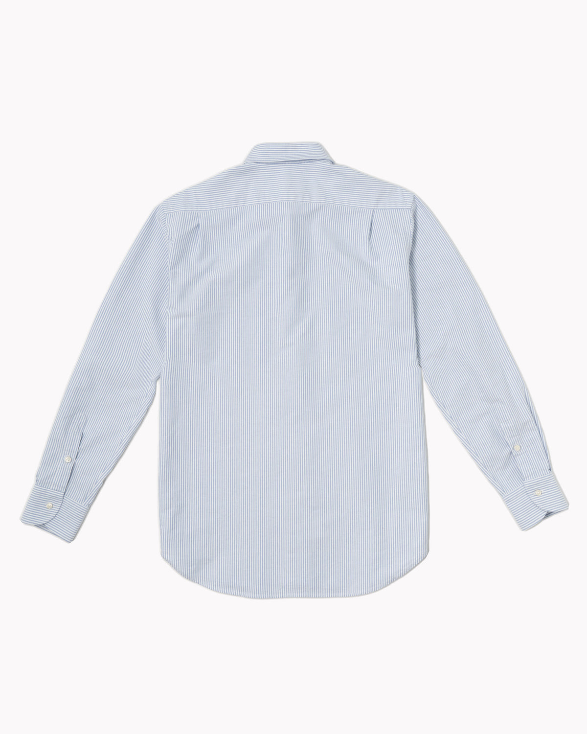 Essential Button-Down Shirt  - White/Blue Stripes