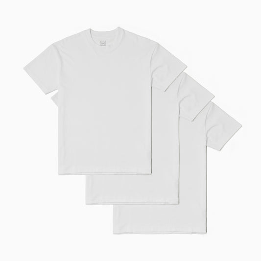 3 T-Shirts Pack - White