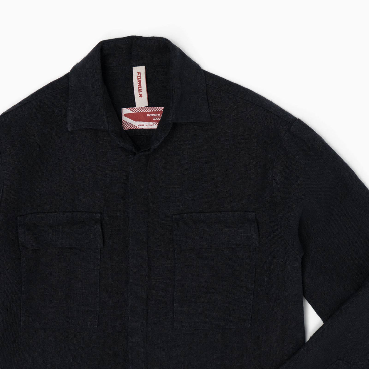 Overshirt Catcher 100% lino - Dark Blu