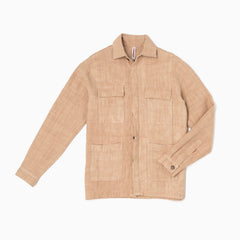 Overshirt Catcher 100% lino - Sabbia