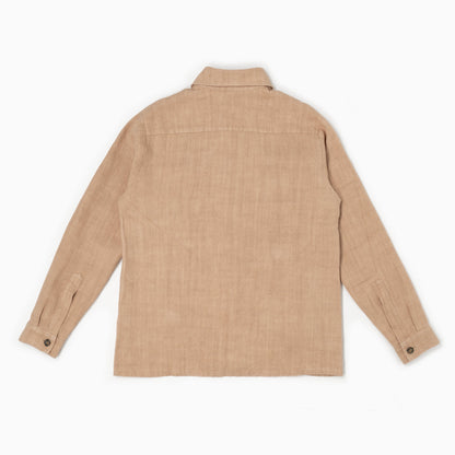 Overshirt Catcher 100% lino - Sabbia