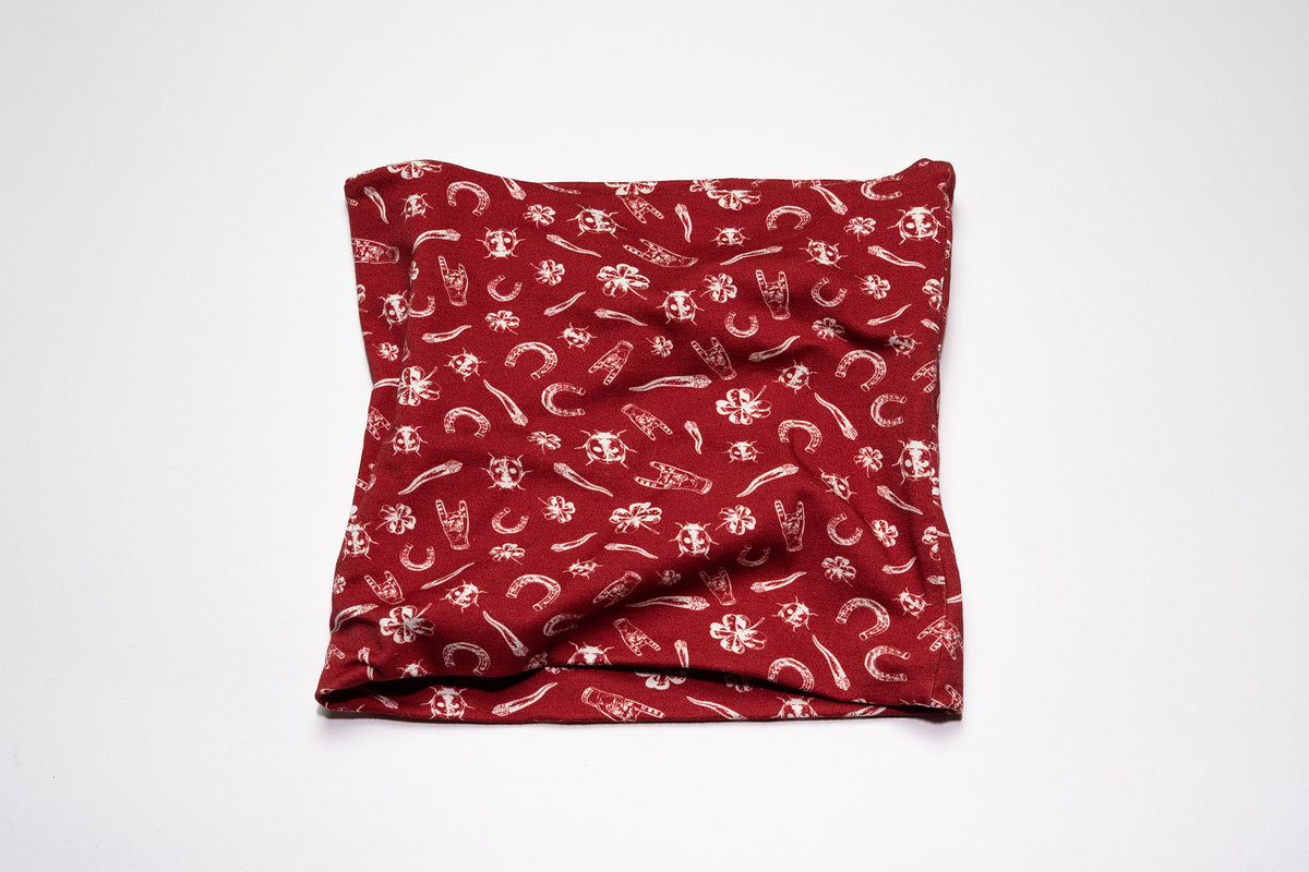 Sciarpa Scaldacollo Lucky Charms Pompeian Red