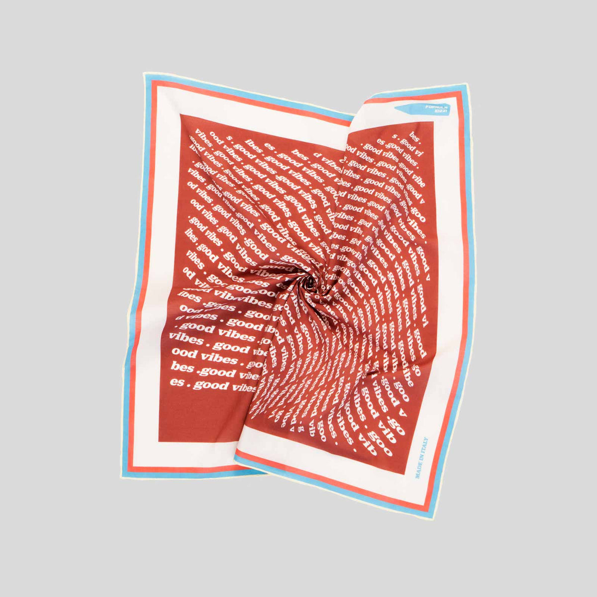 Good Vibes Bandana - Brick Red