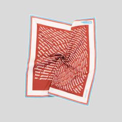 Good Vibes Bandana - Brick Red
