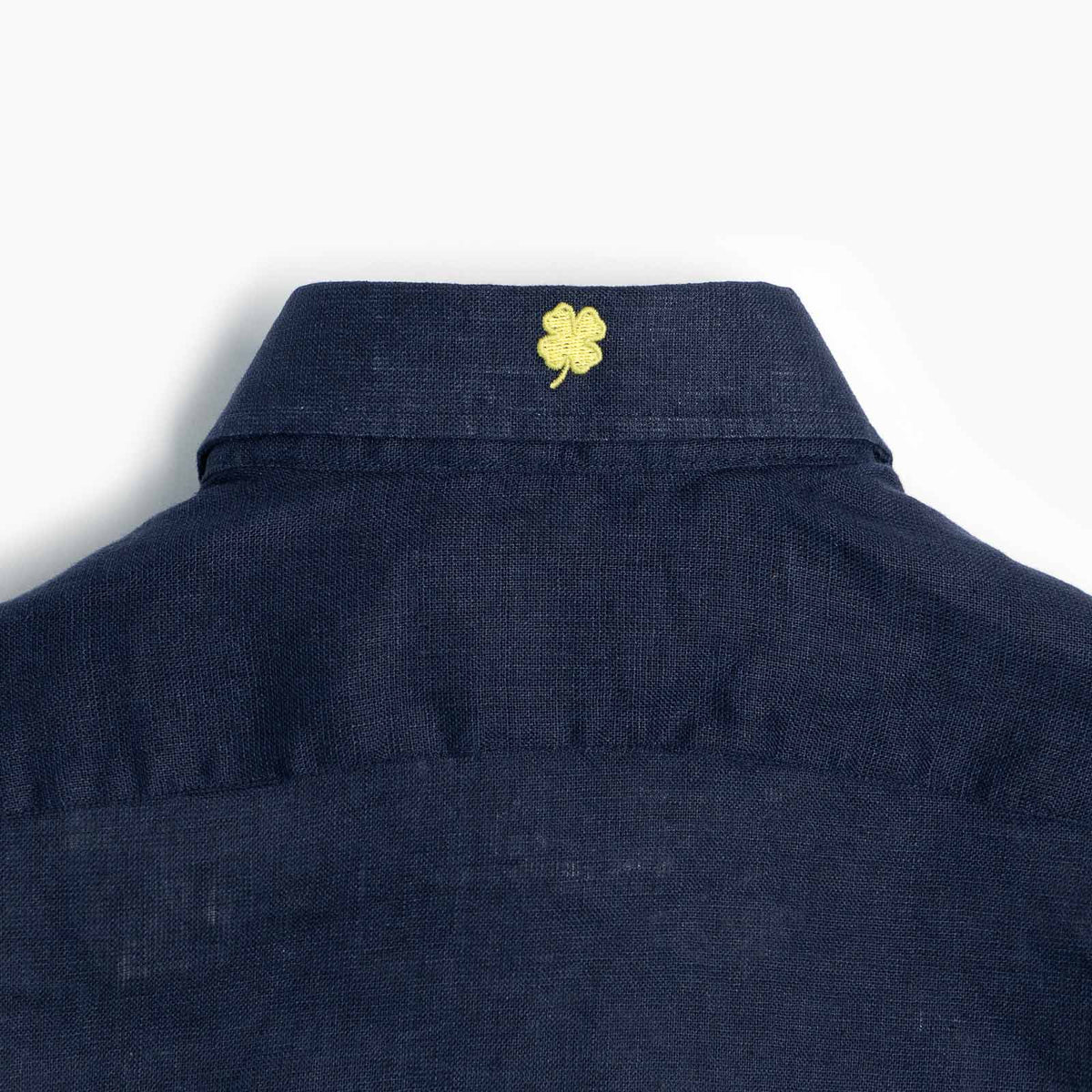 Camicia Classic 100% lino blu notte
