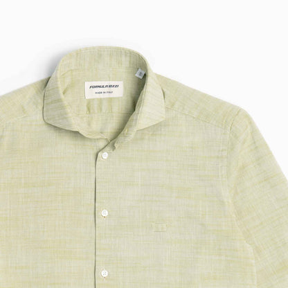 Camicia Classic 100% lino verde