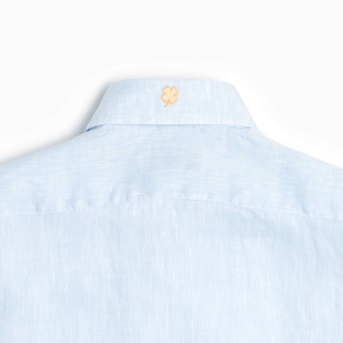 Camicia Classic 100% lino azzurra